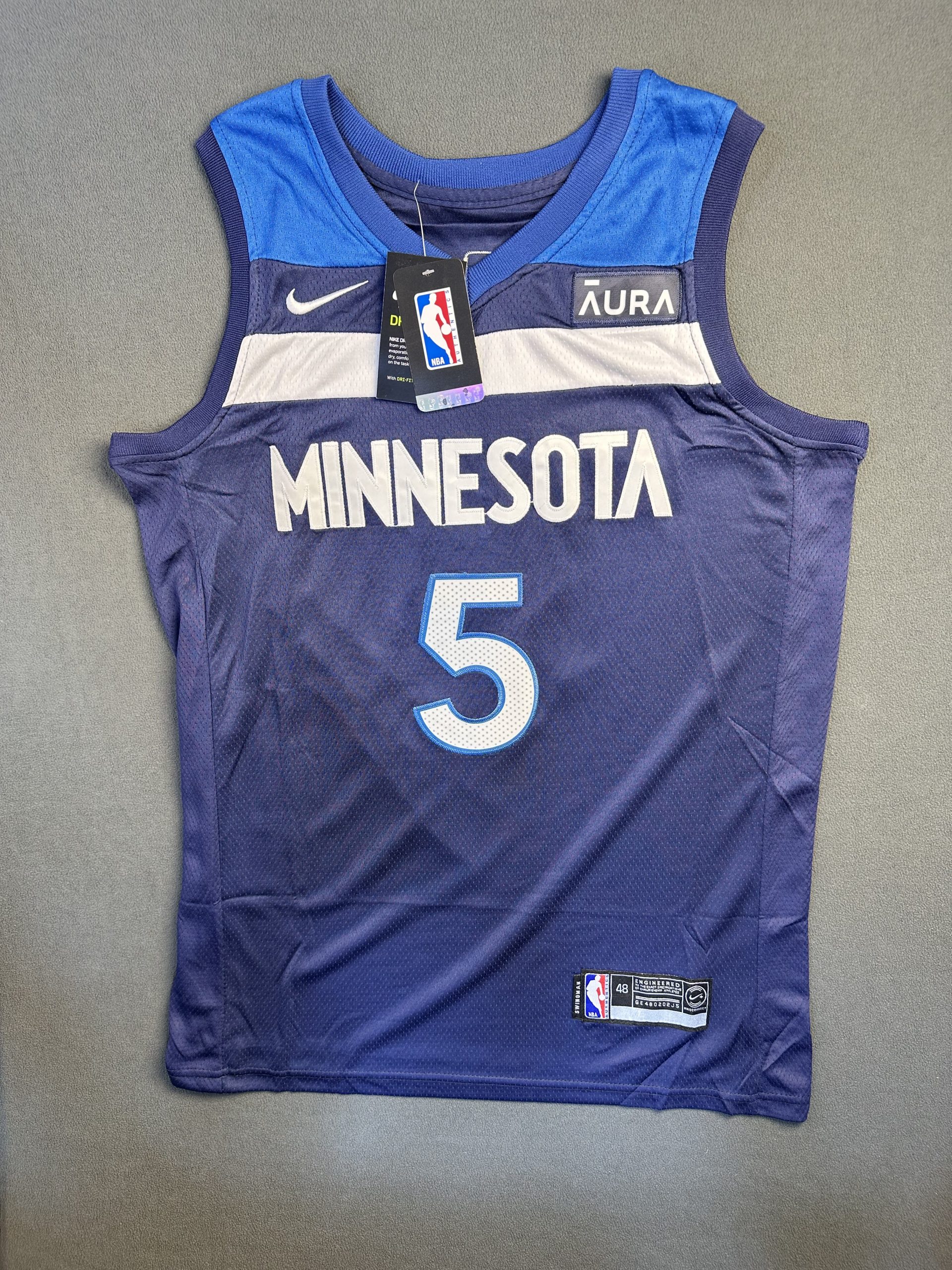 Camiseta Minnesota Edwards #5 Nike Azul - Vista frontal