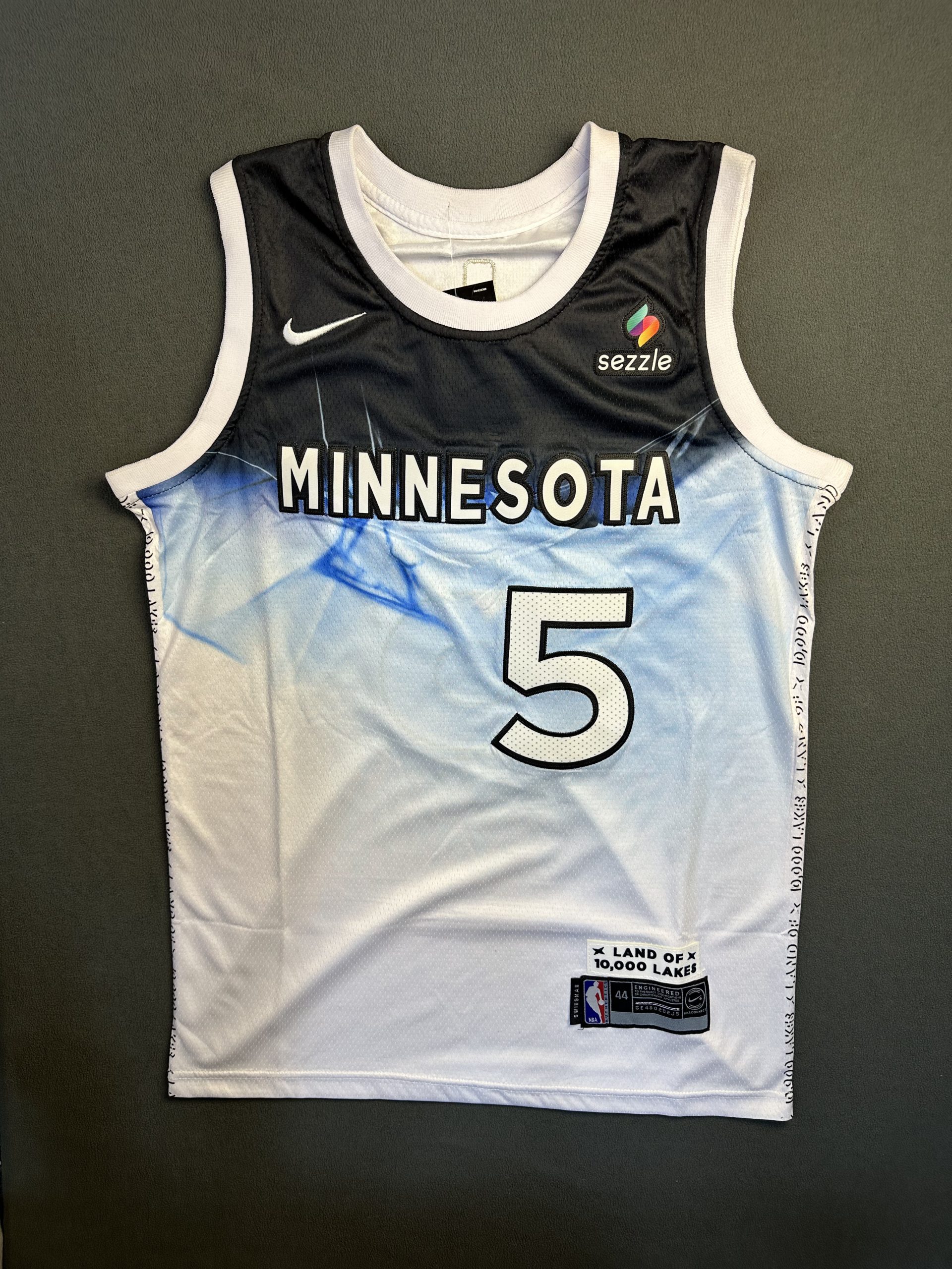 Camiseta Minnesota Timberwolves Edwards #5 Nike Blanco - Vista frontal