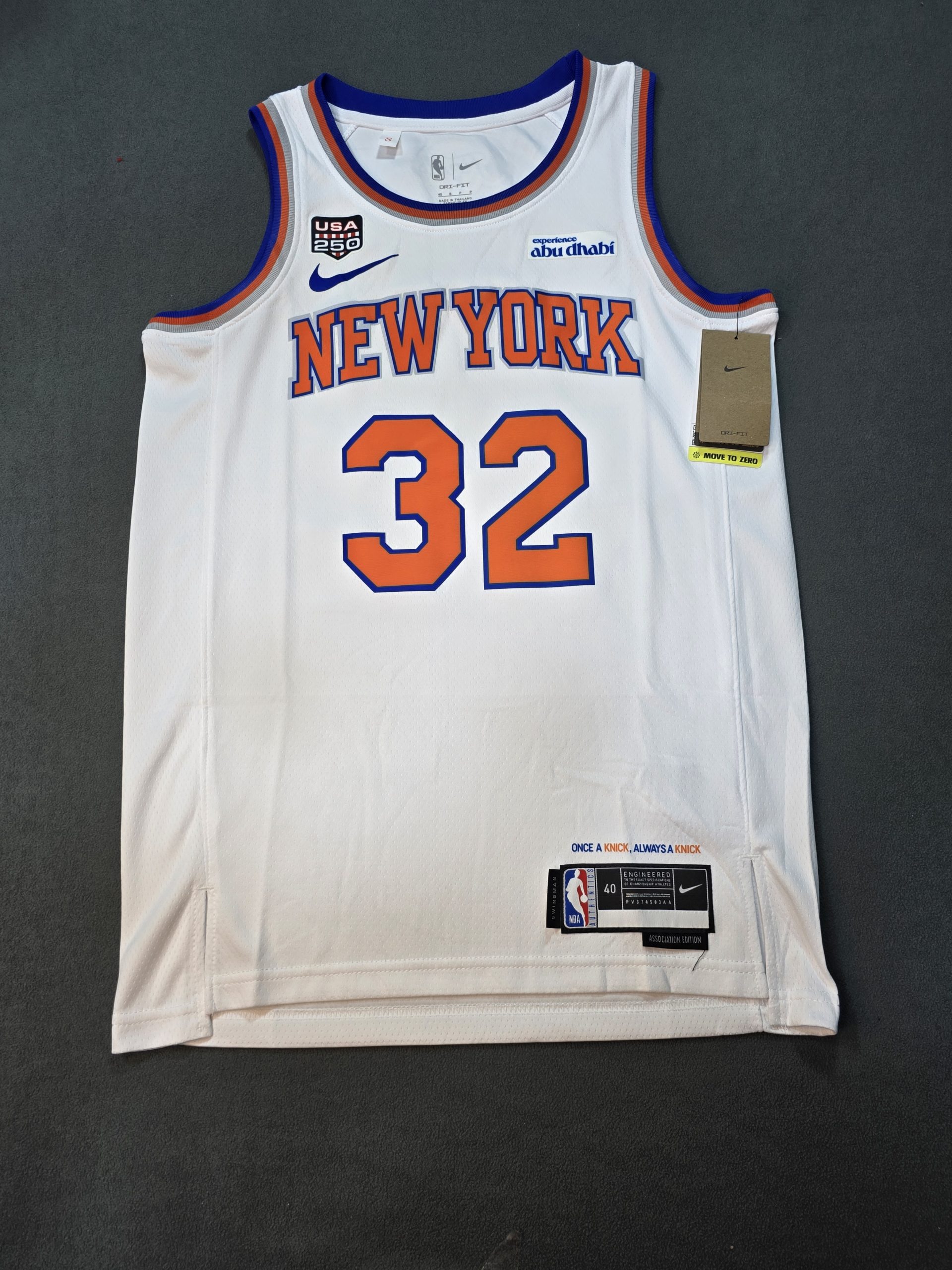 Camiseta New York Knicks Towns #32 Nike Blanco - Vista frontal