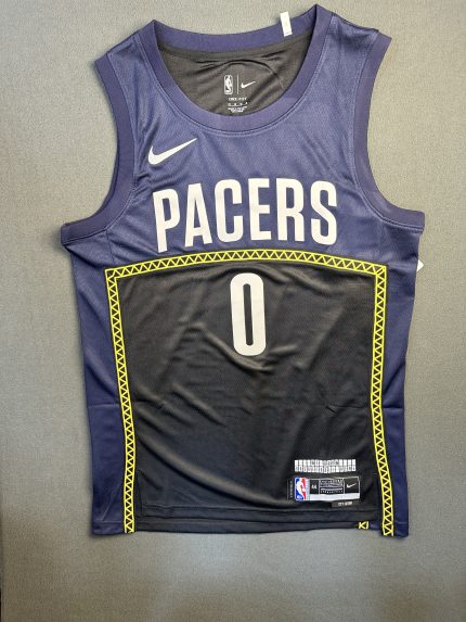 Camiseta Pacers Haliburton #0 Nike Azul