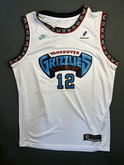 Camiseta Vancouver Grizzlies Morant #12 Nike Blanco