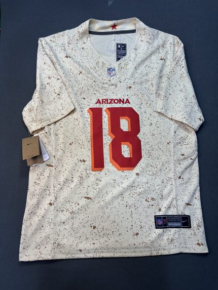 Camiseta Arizona Cardinals Harrison Jr #18 Nike Crema