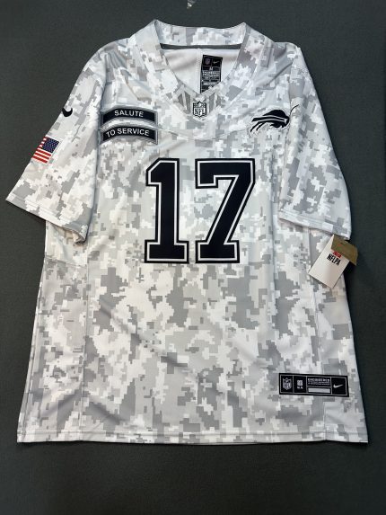 Camiseta Buffalo Bills Allen #17 Nike Blanco