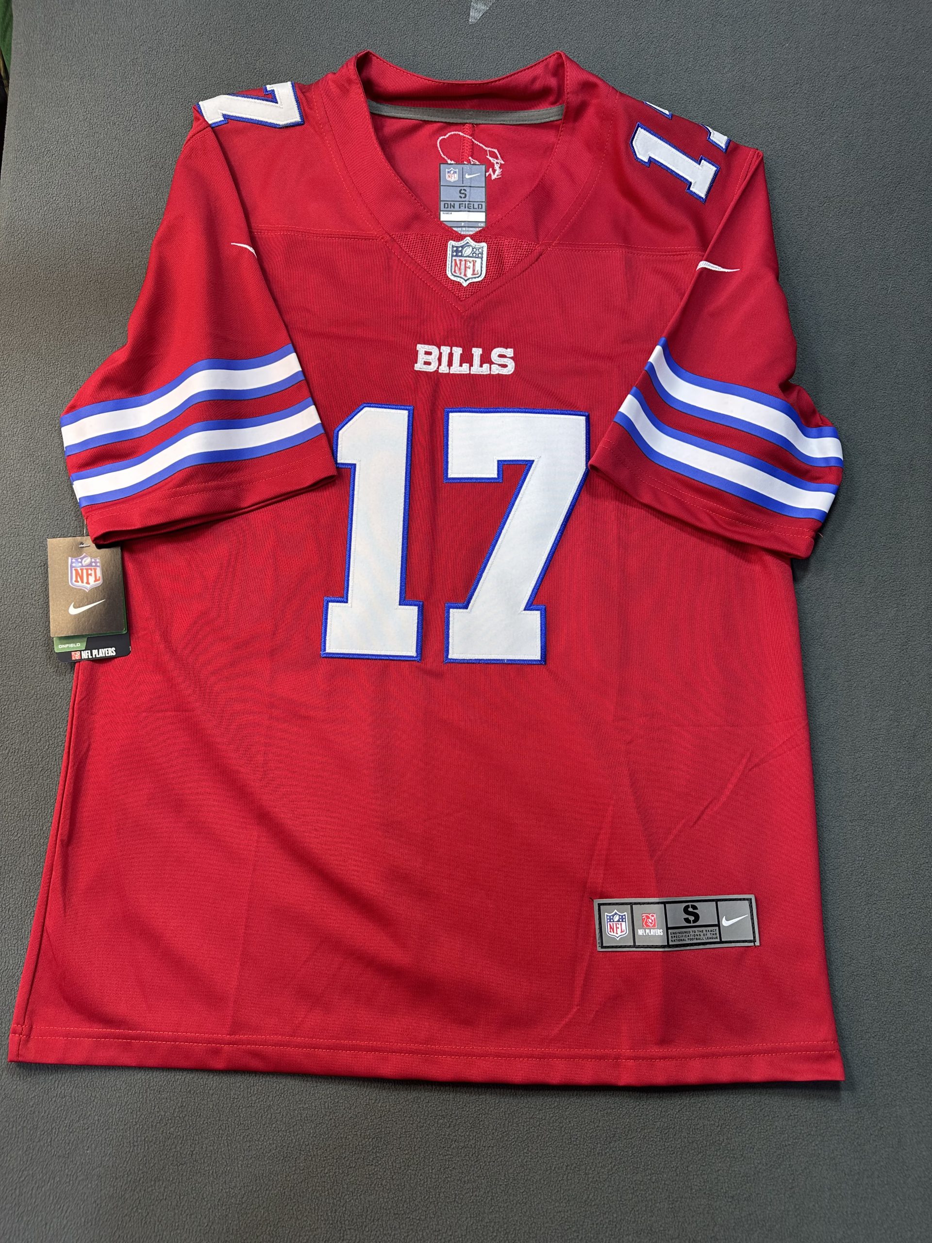 Camiseta Buffalo Bills Josh Allen #17 Nike Rojo - Vista frontal