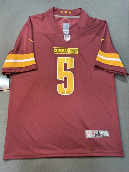 Camiseta Commanders Daniels #5 Nike Rojo