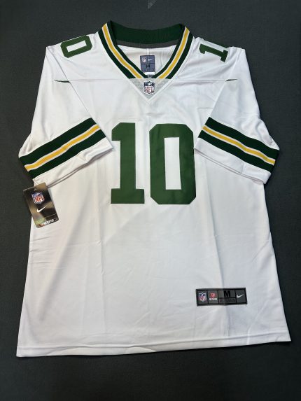 Camiseta Green Bay Packers Jordan Love #10 Nike Blanco