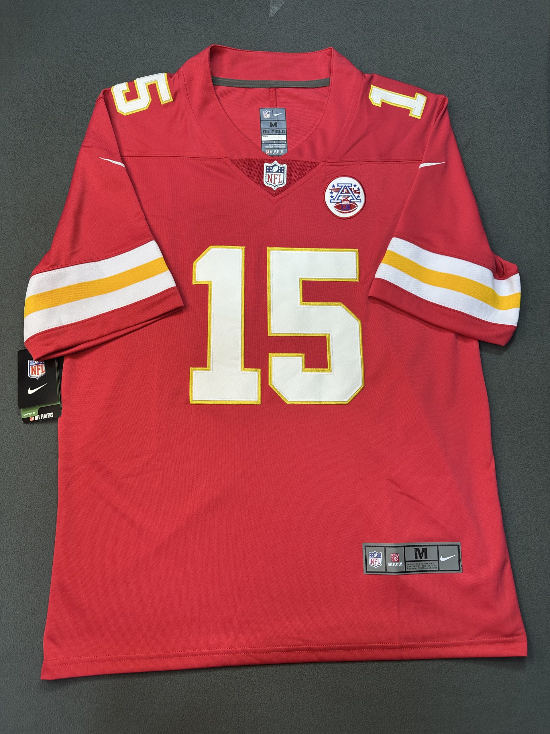 Camiseta Kansas City Chiefs Mahomes #15 Nike Rojo - Vista frontal