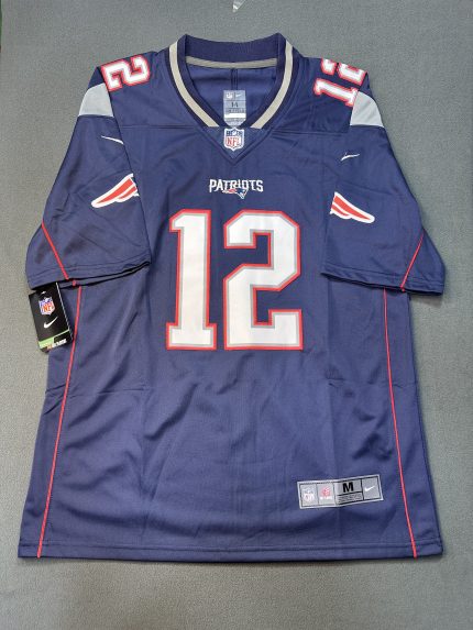 Camiseta New England Patriots Brady #12 Nike Azul