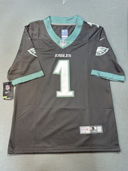 Camiseta Philadelphia Eagles Hurts #1 Nike Negro