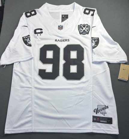 Camiseta Raiders Crosby #98 Nike Blanco