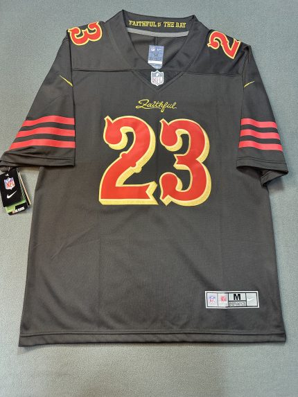 Camiseta San Francisco 49ers Mccaffrey #23 Nike Negro
