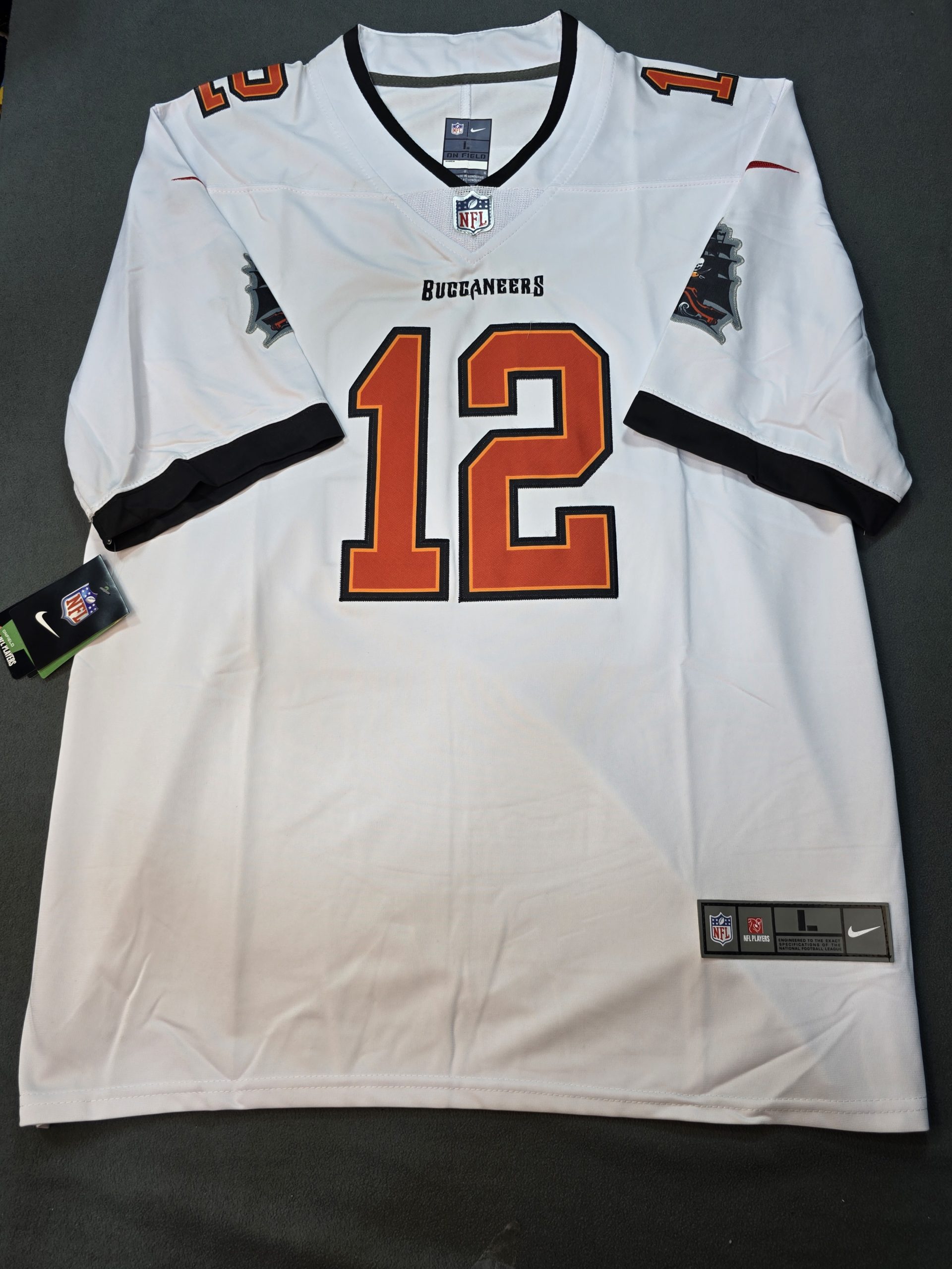 Camiseta Tampa Bay Buccaneers Brady #12 Nike Blanco - Vista frontal