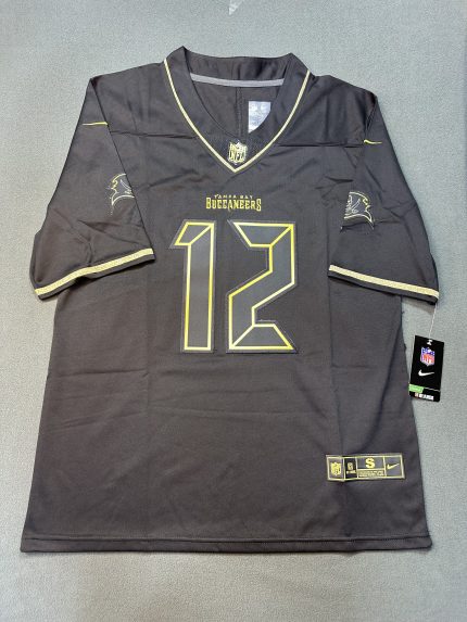 Camiseta Tampa Bay Buccaneers Brady #12 Nike Negro