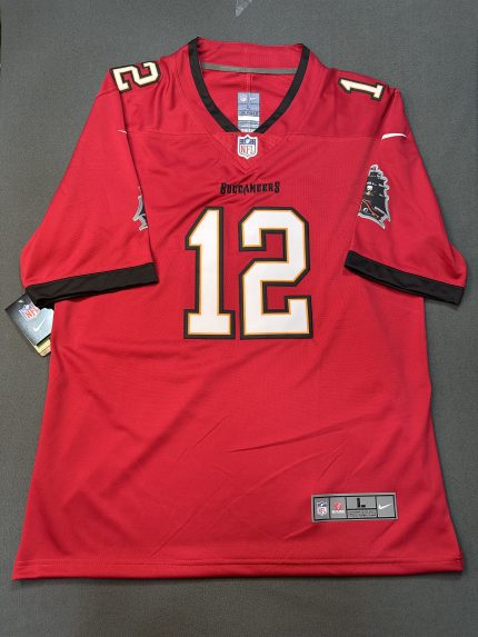 Camiseta Tampa Bay Buccaneers Brady #12 Nike Rojo