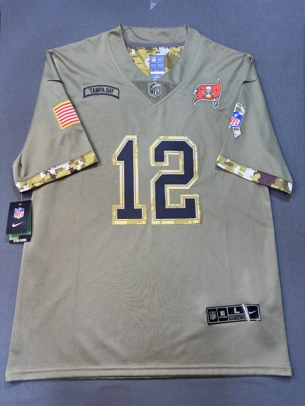 Camiseta Tampa Bay Buccaneers Brady #12 Nike Verde
