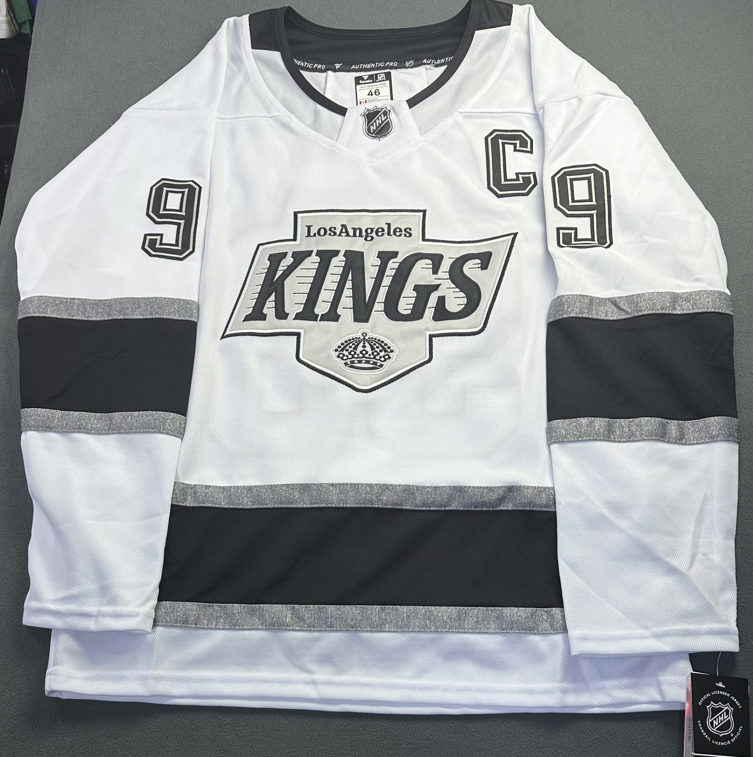 Camiseta Los Angeles Kings Gretzky #99 Fanatics Blanco - Vista frontal