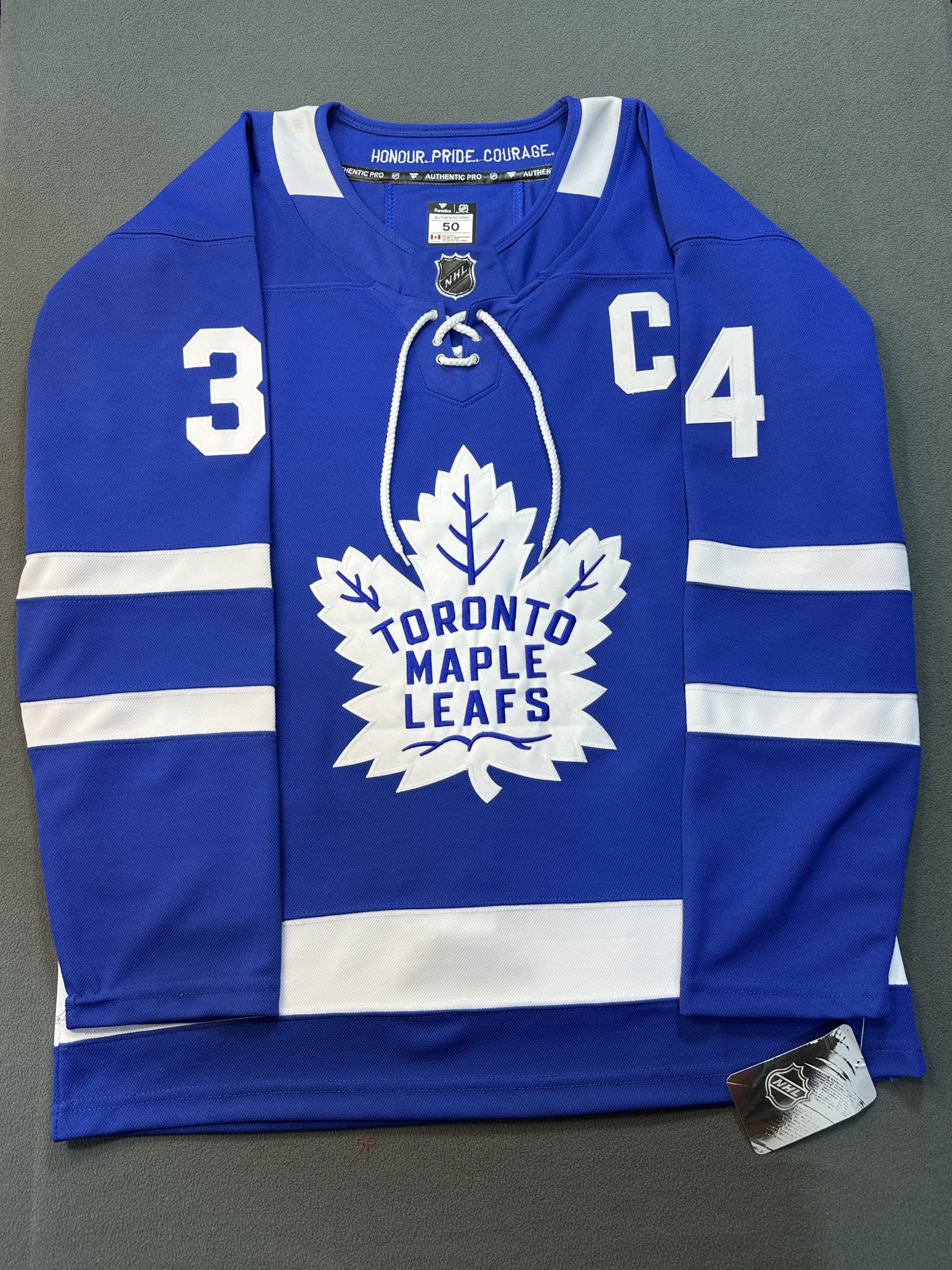 Camiseta Toronto Maple Leafs Matthews #34 Fanatics Azul - Vista frontal