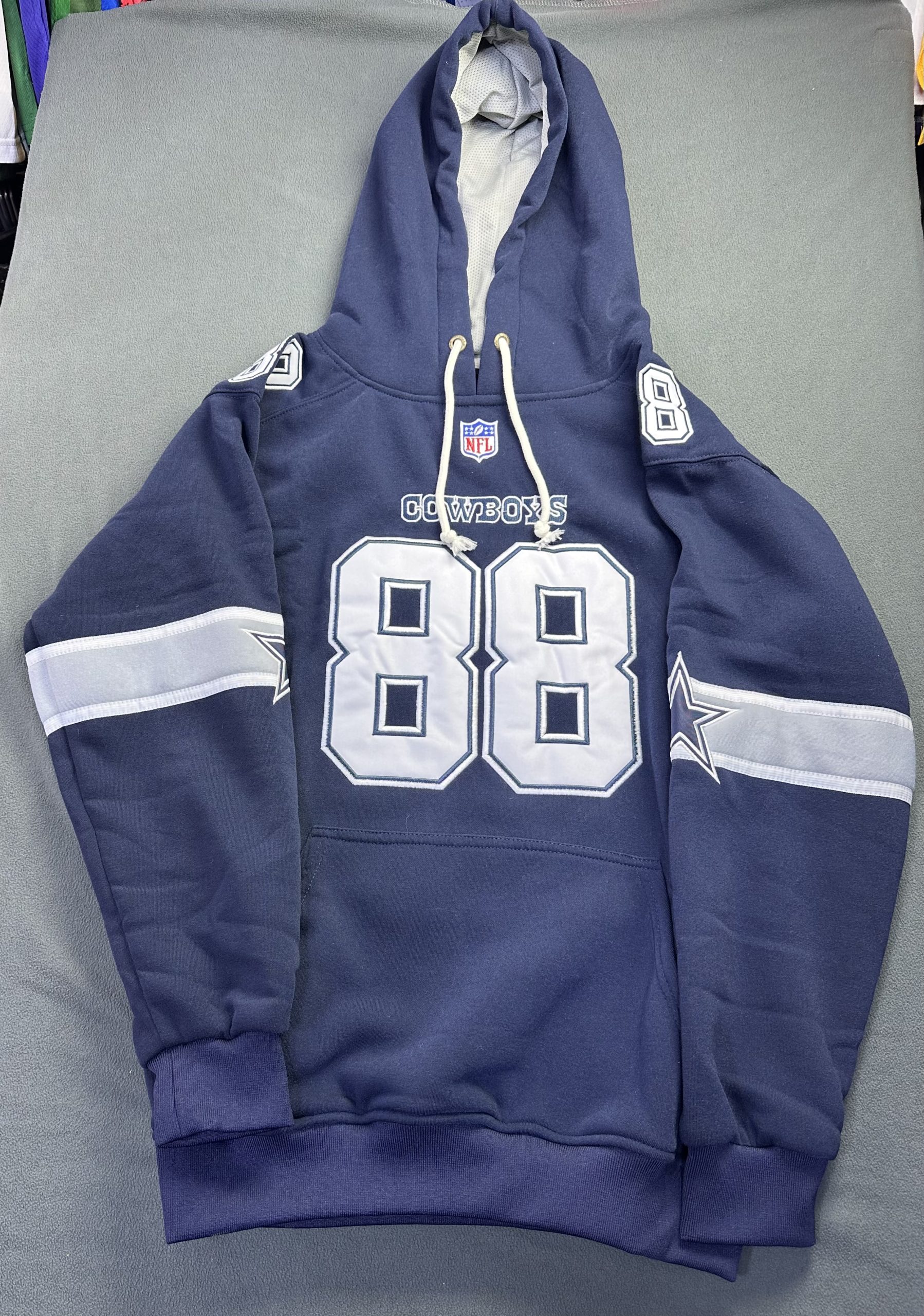 Hoodie Dallas Cowboys Lamb #88 Azul - Vista frontal